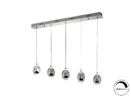 Lámpara Rocio Schuller - Lineal 5 luces Cromo LED