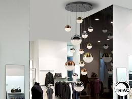 Colgante Sphere Schuller 14 bolas colores LED