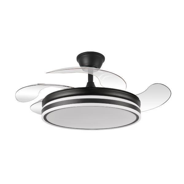 Ventilador BAYOMO Negro - Fabrilamp. Motor DC Ø107cm