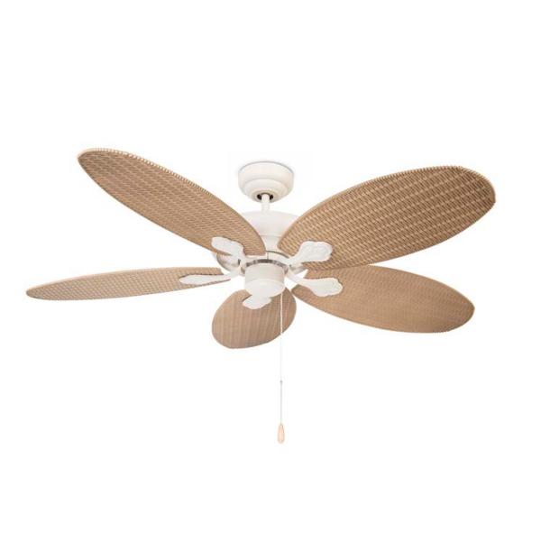 Ventilador Phuket Leds-c4 Beige sin luz 132cm.Ø