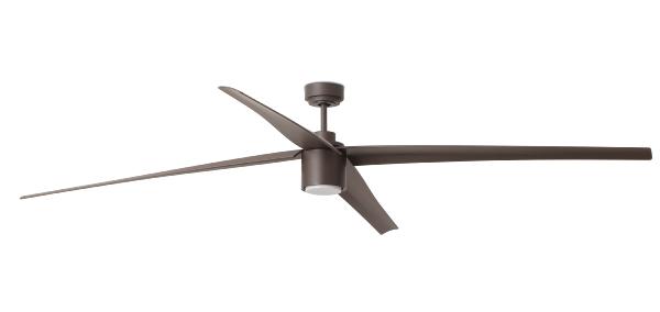 Ventilador ATTOS marrón FARO - Motor DC - Led 213cm.Ø 
