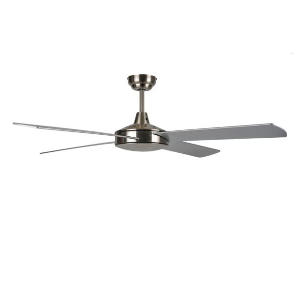 Ventilador sin luz Ostro Niquel Fabrilamp - 132cm.Ø