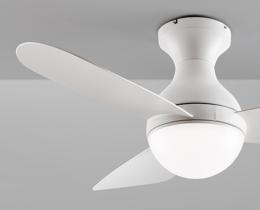 Ventilador VITO Blanco - Schuller - Motor DC LED Ø117cm