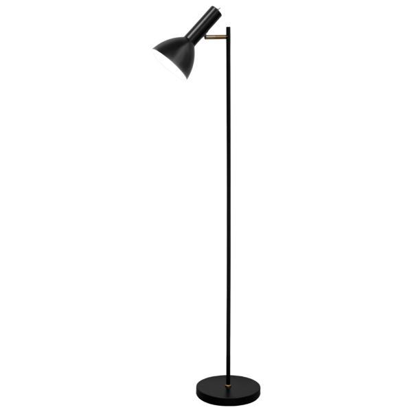 Lampara de pie Lumiere negro Alemar - Bombilla E27 