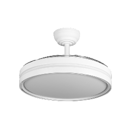 Ventilador CAPITAN Blanco Abrila 3 aspas Motor DC Ø48-107cm