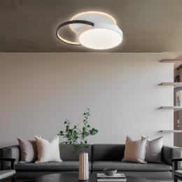 Plafon led TAIGO blanco-negro led 60w 8900lm 3000-4000-6000k - ALEMAR