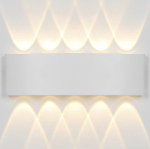 Aplique exterior KING blanco led 10w 3000k - ip54 - ALEMAR