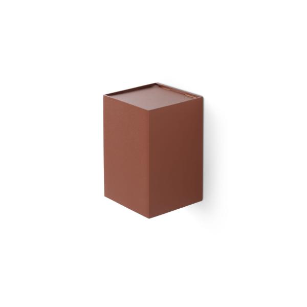 Aplique LUNE cuadrado terracota Faro