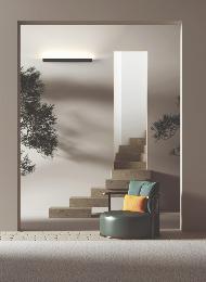 Aplique interior HANOK XL Negro Mantra - Luz Led