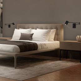 Aplique ROMEO metal negro 1 x 50w gu10 - ALEMAR