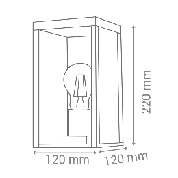 Lampara Pared Lope Sulion - Iluminacion de exterior