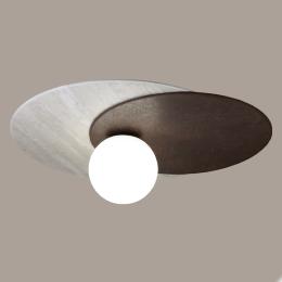 Aplique WANDA marmol/oxido 1 x 60w e-27 - ALEMAR