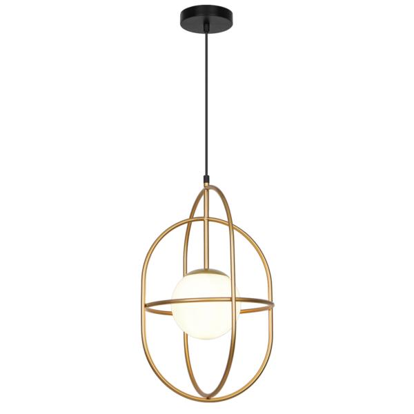 Colgante ASTRO Oro mate - opal - ALEMAR