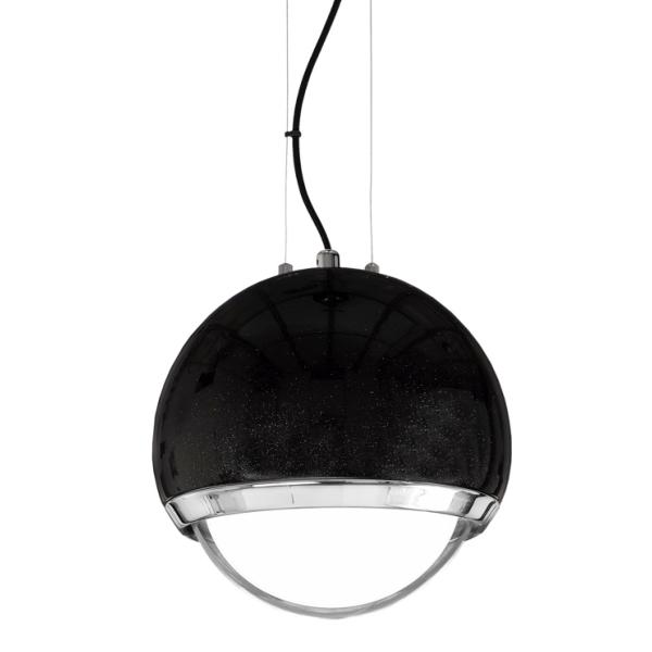 Colgante Acontract-luz. Serie Paris esfera negra luz LED