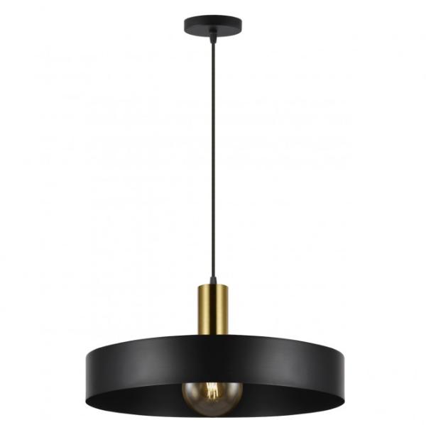 Colgante UMA Negro y latón - ALEMAR