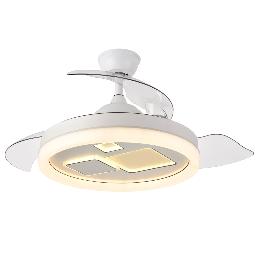 Ventilador JANDULA Blanco Fabrilamp - Motor DC Ø107cm