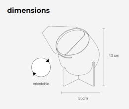 LAMPARA DE MESA NICE MIMAX - LAMPARA LED ORIENTABLE