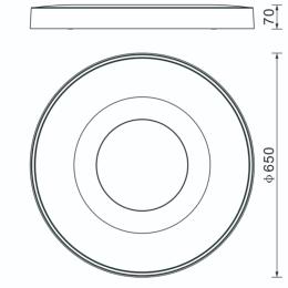 Plafon COIN Madera Mantra - 3 tamaños