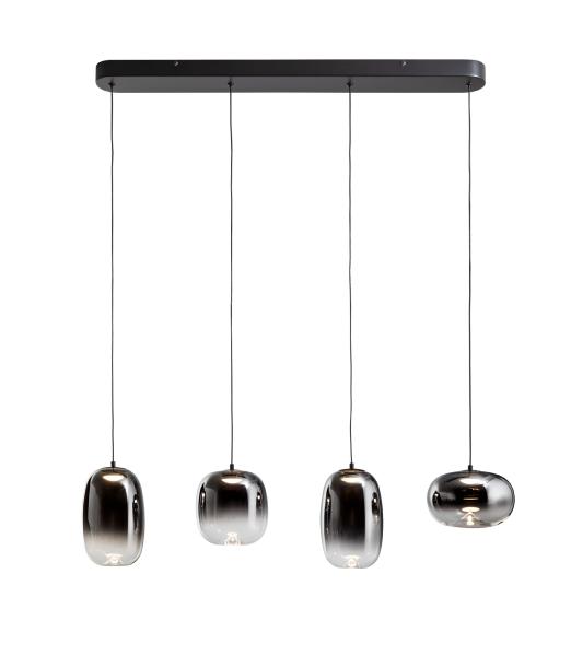 ONICE- LAMPARA 4L NEGRO-SMOKE - SCHULLER