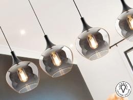 OPAZ-LAMPARA 4L NEGRO/SMOKE - SCHULLER