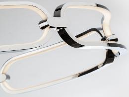 Plafón Colette Schuller - Cromo 80cm Ø. LED