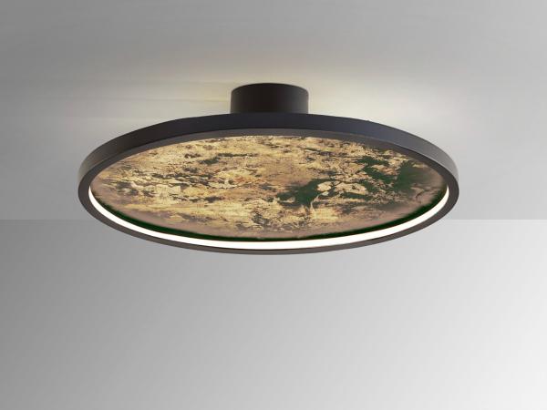 STONE  PLAFON LED CCT- NEGRO D60 - SCHULLER