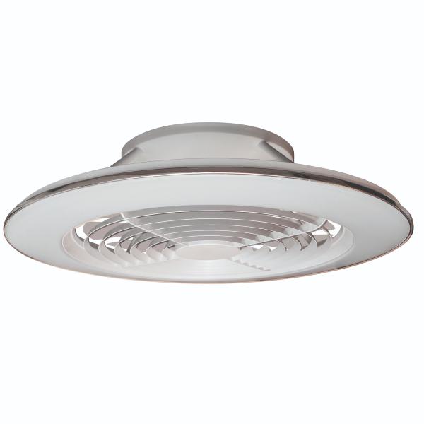 Ventilador ALISIO XL Blanco - Mantra. Luz LED Ø73.5cm