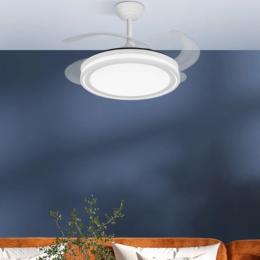 Ventilador Bandido Blanco Fabrilamp - Motor DC Ø107cm