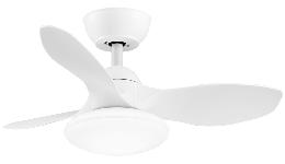 Ventilador Paramo Blanco Fabrilamp - Motor DC Ø82cm