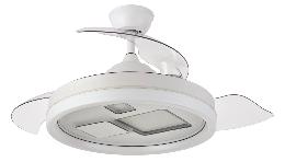 Ventilador JANDULA Blanco Fabrilamp - Motor DC Ø107cm