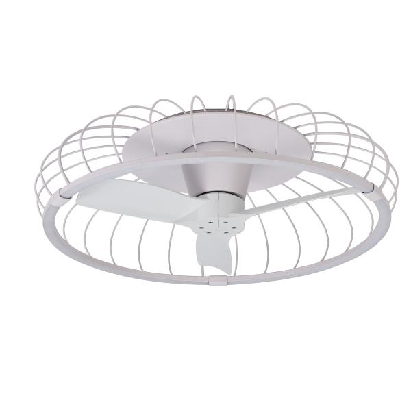 Ventilador NATURE Blanco - Mantra. Luz LED Ø79cm