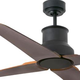 Ventilador Exterior Winche FARO - Negro 127cm Ø. Sin luz