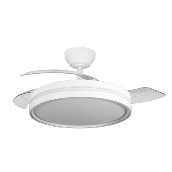 Ventilador CAPITAN Blanco Abrila 3 aspas Motor DC Ø48-107cm