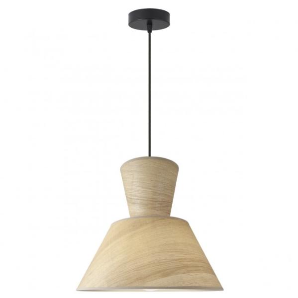 Colgante CARLO madera 1 x 60w e-27 - ALEMAR