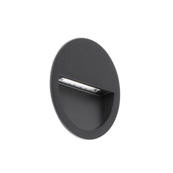 Empotrable pared POMA gris oscuro 3W 4CCT Faro