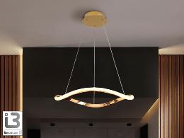 NAOS LAMPARA ORO ROSA 1 ARO D60 - ILUMINACION i3 By SCHULLER