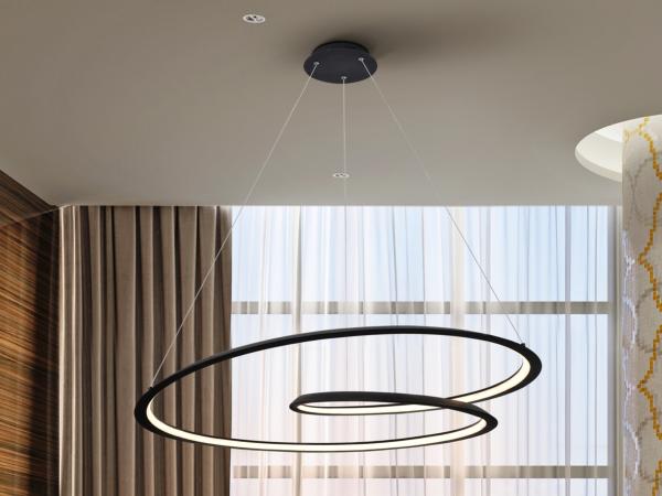 Lampara colgante LOOPING  Ø97cm -  Schuller - Luz LED