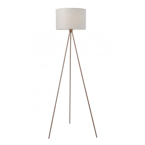 Pie salon TIVOLI madera 1 x 60w e-27 - ALEMAR