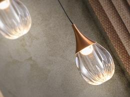 CORINA- LAMPARA 1L NEGRO-COBRE - SCHULLER