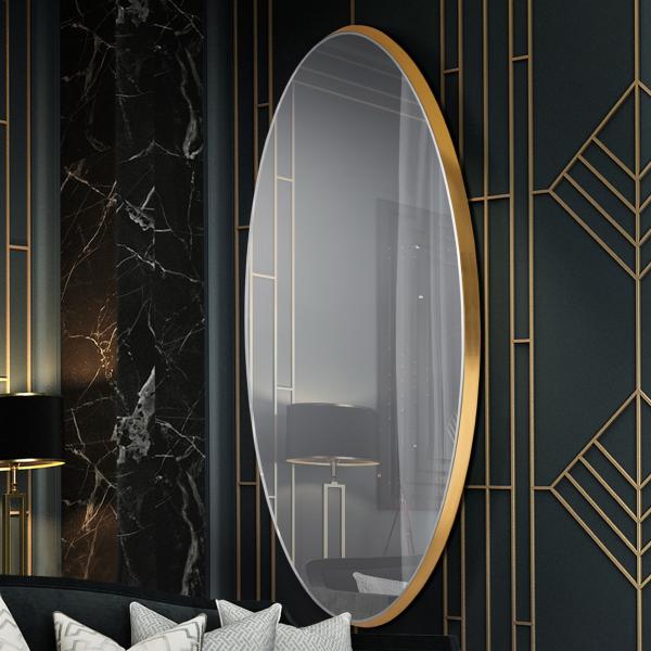 Espejo ARIES Ovalado Oro - Schuller - 173x83 cm