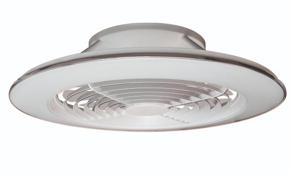 Ventilador ALISIO XL Blanco - Mantra. Luz LED Ø73.5cm