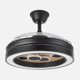Ventilador Cupido Fabrilamp Negro - Motor DC Ø107cm