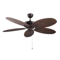 Ventilador Phuket Leds-c4 Marron sin luz 132cm.Ø