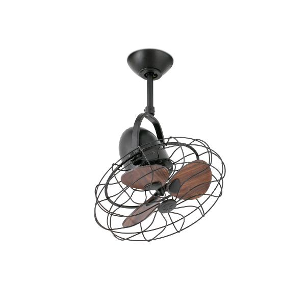Ventilador KEIKI Marron FARO - Ventilador Vintage Ø43cm.