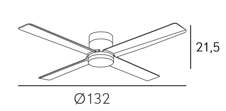 ventilador kona medidas