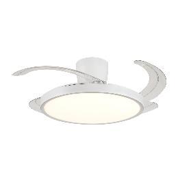 Ventilador Melody-L Blanco con base PB - Motor DC. 48-108cmØ.