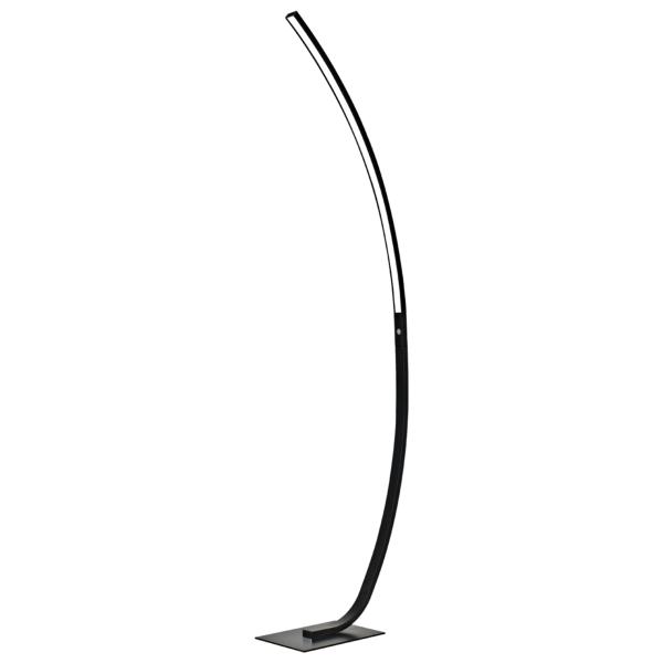 Lampara de pie Apolo Negro Alemar - Luz LED Regulable