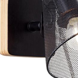 Aplique UTRECH negro 1 x 40w e-14 - ALEMAR