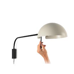 Aplique DOMINICA XL Negro beige Faro Barcelona