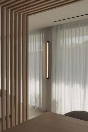 Aplique SCUBA LOUVER 1200 Aplique negro 36W Faro